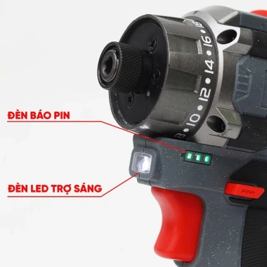 Máy chuyên vít cấp trượt WORKFIX WF-VT55PRO 55Nm, bắn vít & khoan, gọn nhẹ không chổi than - Giá chỉ 698.000₫ 6