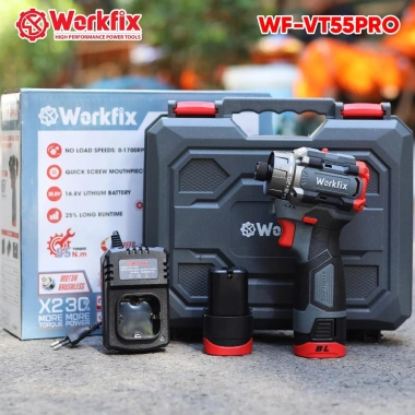 Máy chuyên vít cấp trượt WORKFIX WF-VT55PRO 55Nm, bắn vít & khoan, gọn nhẹ không chổi than - Giá chỉ 698.000₫ 10