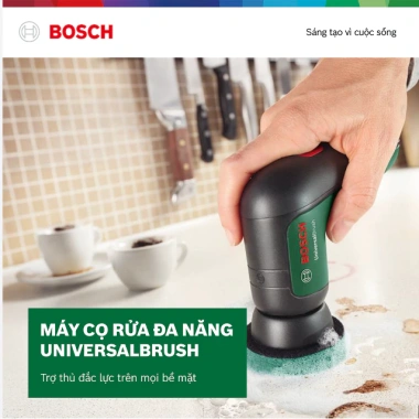 Máy Cọ Rửa Đa Năng BOSCH UniversalBrush - Vệ sinh ô tô, nhà tắm, bồn cầu, nhập Đức, BH 12 tháng, giá ưu đãi 1.818.465₫ 7 Máy Cọ Rửa Đa Năng BOSCH UniversalBrush - Vệ sinh ô tô, nhà tắm, bồn cầu, nhập Đức, BH 12 tháng, giá ưu đãi 1.818.465₫ 7