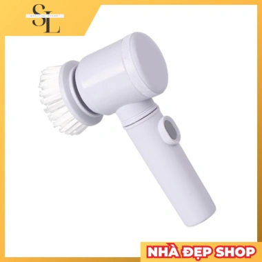 Máy cọ rửa điện đa năng 5IN1 không dây, 5 đầu thay thế, chà bếp, kính, chén bát, 99.000đ 9