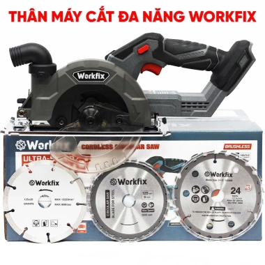 Máy cưa đĩa WORKFIX WF-CS150PRO 6.800v/p 150mm, tặng 3 lưỡi cắt, giá 1.349.000 VND