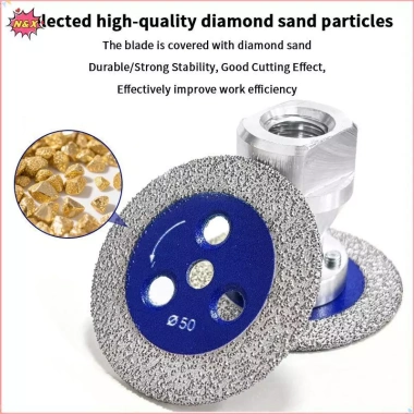 Máy cưa kim cương N & X M14 đĩa cắt Turbo tháo rời - Cắt đá cẩm thạch, Granite, bê tông, gốm sứ - Giá chỉ 70.290 VND 6