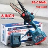 Máy cưa xích BOSHUN BS-CS06BL pin 6inch 4.600v/p, tra nhớt, không chổi than - 449.000 VND 2