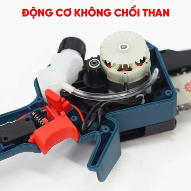 Máy cưa xích BOSHUN BS-CS06BL pin 6inch 4.600v/p, tra nhớt, không chổi than - 449.000 VND