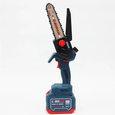 Máy cưa xích BOSHUN BS-CS06BL pin 6inch 4.600v/p, tra nhớt, không chổi than - 449.000 VND