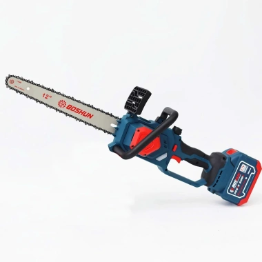 Máy Cưa Xích Pin BOSHUN BS-CS12PRO 12inch, Tra Nhớt Tự Động, Chân Pin Phổ Thông - Giá Ưu Đãi 729k