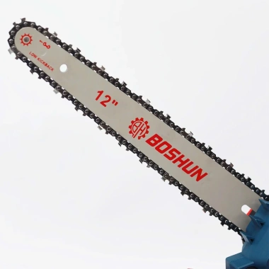 Máy Cưa Xích Pin BOSHUN BS-CS12PRO 12inch, Tra Nhớt Tự Động, Chân Pin Phổ Thông - Giá Ưu Đãi 729k