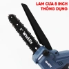 Máy cưa xích pin WORKFIX WF-CX08PRO - Lam 8 inch, bình nhớt, không chổi than, 749.000₫ 4