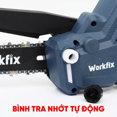 Máy cưa xích pin WORKFIX WF-CX08PRO - Lam 8 inch, bình nhớt, không chổi than, 749.000₫