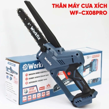 Máy cưa xích pin WORKFIX WF-CX08PRO - Lam 8 inch, bình nhớt, không chổi than, 749.000₫ 9 Máy cưa xích pin WORKFIX WF-CX08PRO - Lam 8 inch, bình nhớt, không chổi than, 749.000₫ 9