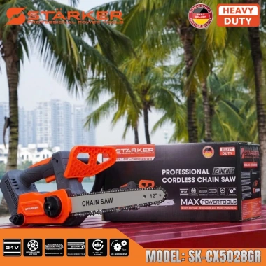 Máy cưa xích Starker SK-CX5.028GR 12 inch - không chổi than, cắt gỗ 30cm, 750.000 VNĐ