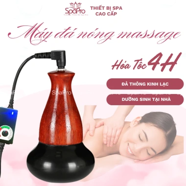 Máy Đá Nóng 1 Đả Thông Kinh Lạc, Chườm Nóng Giảm Đau Toàn Thân - Spa Tại Nhà 485k