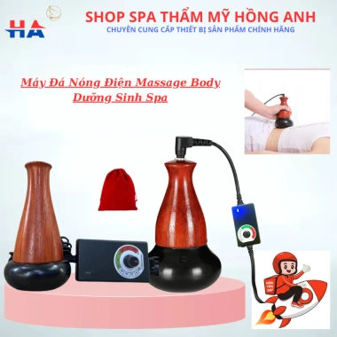 Máy đá nóng điện massage body, đả thông kinh lạc, spa dưỡng sinh tại nhà - 350.000₫
