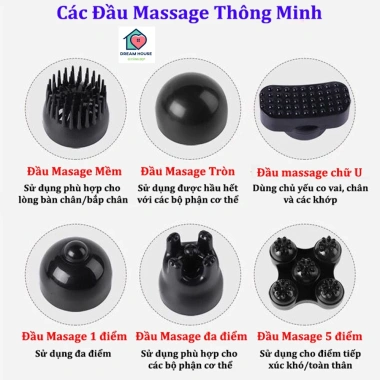 Máy Đấm Lưng Cầm Tay Đa Năng 6 Đầu Massage - Thư Giãn, Bảo Hành 12 Tháng, 390k 6 Máy Đấm Lưng Cầm Tay Đa Năng 6 Đầu Massage - Thư Giãn, Bảo Hành 12 Tháng, 390k 6