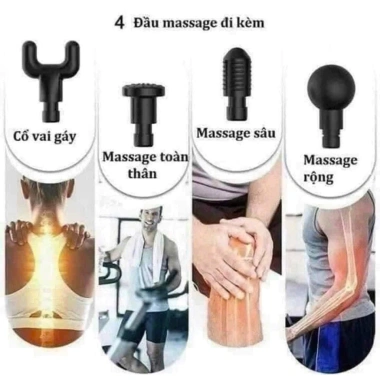 Máy đấm lưng massage cầm tay Han - Siêu nhẹ, giảm đau lưng, Giá chỉ 475.000₫