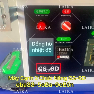 Máy dán cạnh GS-6D mẫu mới cải tiến dán cong tròn vát giảm giá 5,2 triệu 9