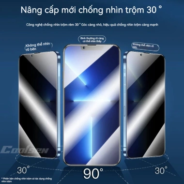 Máy dán màn hình tự động iPhone 17 16 15 14 13 12 11 Pro Max, kính cường lực full màn, giá 39.800₫
