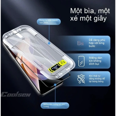 Máy dán màn hình tự động iPhone 17 16 15 14 13 12 11 Pro Max, kính cường lực full màn, giá 39.800₫ 6 Máy dán màn hình tự động iPhone 17 16 15 14 13 12 11 Pro Max, kính cường lực full màn, giá 39.800₫ 6