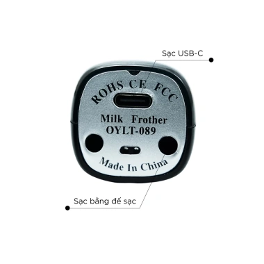 Máy Đánh Tạo Bọt Cafe CareBot MixFlow 1.200 – Động Cơ Đồng Nguyên 3 Tốc Độ, Sạc Kép Đế & USB, Giá Ưu Đãi 264k