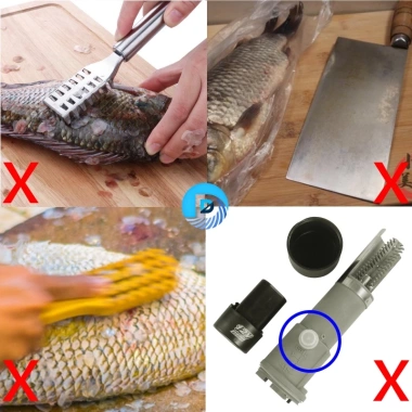 Máy Đánh Vảy Cá Cầm Tay 125W Chống Nước, Lưỡi Inox 304 - Giá chỉ 385.000 VNĐ 6