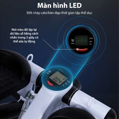 Máy đạp bước chân đa năng cho nam nữ, giảm cân yên tĩnh, màn hình LED - 689,000đ 9 Máy đạp bước chân đa năng cho nam nữ, giảm cân yên tĩnh, màn hình LED - 689,000đ 9