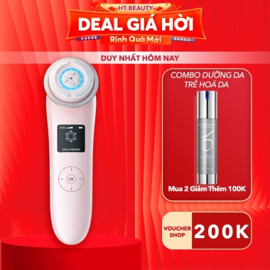 Máy đẩy tinh chất 9in1 NanoTime F82e HT Beauty - Nâng cơ EMS, Photon, trẻ da - 1.38 triệu