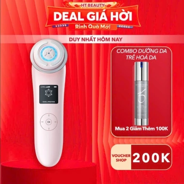 Máy đẩy tinh chất 9in1 NanoTime F82e HT Beauty - Nâng cơ EMS, Photon, trẻ da - 1.38 triệu