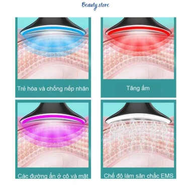 Máy điện di nâng cơ mặt xung điện EMS giảm giá làm mờ nếp nhăn CSSD11 5