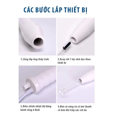 Máy điện tím trị mụn CSSD147 Élitebeauty – Loại bỏ mụn an toàn, dễ dùng, 504k