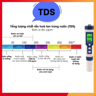 Máy đo chất lượng nước EZ-9.909SP 5 trong 1 – Đo pH, TDS, EC, mặn, nhiệt độ, giá ưu đãi 650k 5