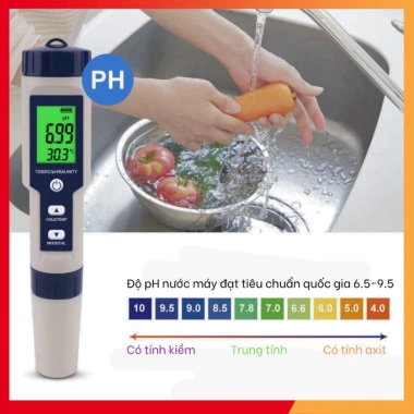 Máy đo chất lượng nước EZ-9.909SP 5 trong 1 – Đo pH, TDS, EC, mặn, nhiệt độ, giá ưu đãi 650k 6