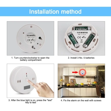 Máy dò CO Co Blue LCD – Cảnh báo nhanh, giao hàng 24h, giá ưu đãi 223.630₫ 5