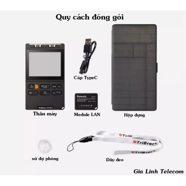 Máy đo công suất quang TriBrer APM100 4in1 laser 30km Test LAN Giá ưu đãi 685.000 VND 4