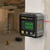 Máy đo góc ADAMESUO 4 mặt kỹ thuật số, đo nghiêng 360°, hiển thị độ cản 8
