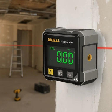 Máy đo góc ADAMESUO 4 mặt kỹ thuật số, đo nghiêng 360°, hiển thị độ cản 8 Máy đo góc ADAMESUO 4 mặt kỹ thuật số, đo nghiêng 360°, hiển thị độ cản 8
