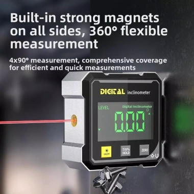 Máy đo góc laser 360 độ điện tử FUHUIOT Độ hút 4 mặt, nhỏ gọn, chính xác, di động, giá 264.990₫ 4