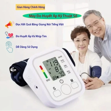 Máy đo huyết áp bắp tay điện tử tự động – Đo nhanh, chính xác, giá 113k