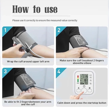 Máy đo huyết áp bắp tay điện tử tự động – Đo nhanh, chính xác, giá 113k 6 Máy đo huyết áp bắp tay điện tử tự động – Đo nhanh, chính xác, giá 113k 6