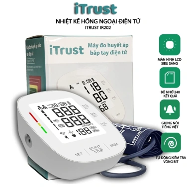 Máy đo huyết áp bắp tay iTrust BP101 LCD, bảo hành 3 năm, giá ưu đãi 269.000 VNĐ