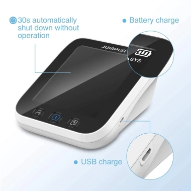 Máy đo huyết áp bắp tay Jumper JPD-HA121 Bluetooth, đồng bộ điện thoại 1.350.000₫