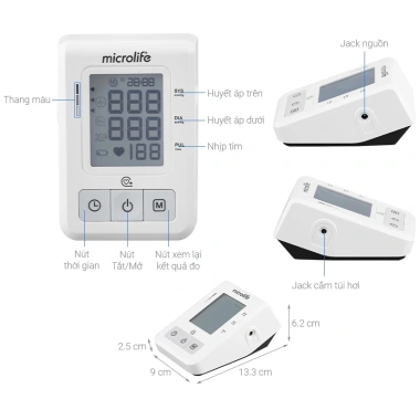 Máy đo huyết áp bắp tay MICROLIFE B2 BASIC Độ chính xác cao, dễ dùng, chỉ 970.000 VND