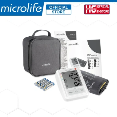 Máy Đo Huyết Áp Bắp Tay Microlife B3 AFIB - AFIBsens+ Phát hiện Rung Nhĩ, Cảnh báo Đột quỵ, Giá chỉ 2.22 triệu
