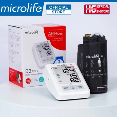 Máy Đo Huyết Áp Bắp Tay Microlife B3 AFIB - AFIBsens+ Phát hiện Rung Nhĩ, Cảnh báo Đột quỵ, Giá chỉ 2.22 triệu