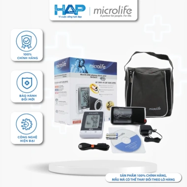 Máy Đo Huyết Áp Bắp Tay Microlife BP A200 AFIB – Đo chính xác, giảm giá 24% chỉ 2.425.500₫ 4