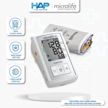 Máy đo huyết áp bắp tay Microlife BP A3 Basic (BP3GX1-4N) - Đo chính xác, dễ dùng, giá 1.543.500 VND