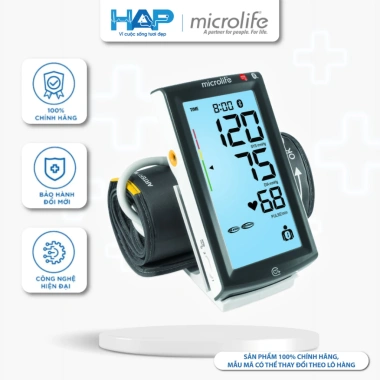 Máy đo huyết áp bắp tay Microlife BP A7 Touch BT – Đo nhanh, lưu 99 dữ liệu, giá 3,4 triệu