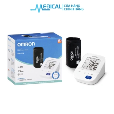 Máy đo huyết áp bắp tay OMRON HEM-7.156/JEM-7.156T vòng xoay 360 độ ôm sát - 1.557.220₫