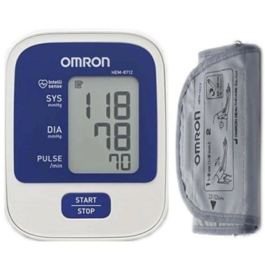 Máy đo huyết áp bắp tay Omron HEM-8.712 BH 5 năm chính hãng Giá ưu đãi 920.000₫ 4 Máy đo huyết áp bắp tay Omron HEM-8.712 BH 5 năm chính hãng Giá ưu đãi 920.000₫ 4