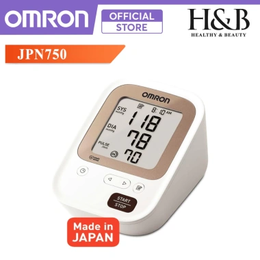 Máy Đo Huyết Áp Bắp Tay Omron JPN750 Nhập khẩu Nhật - Chuẩn Xác, Bảo Hành 5 Năm