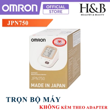 Máy Đo Huyết Áp Bắp Tay Omron JPN750 Nhập khẩu Nhật - Chuẩn Xác, Bảo Hành 5 Năm